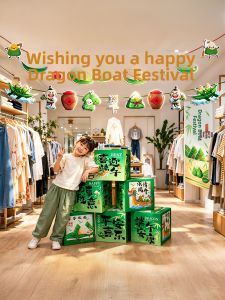 ETY | Festive Ambiance Dragon Boat Festival Zongzi Cards Hanging Decorations