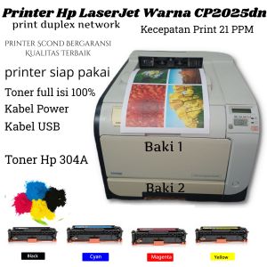 printer hp LaserJet color cp2025dn printer scond terbaik