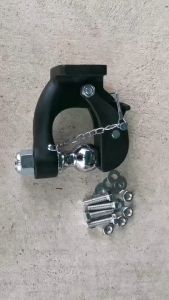 ปากนกแก้ว ตุ้มลากเรือลากรถพ่วง หมอน สำหรับชนเหล็กออฟโรด Hook with Hitch Ball ราคาที่โชว์