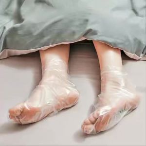 100/200Pcs Moisturizing Gloves Foot Mask Sleeve Disposable Moisturizing Foot Mask