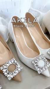Viditi Akila Block Heels 6 cm// Shoes // Sepatu Import Wanita // Hak Tinggi // Wedding // Wisuda // Seserahan // Hangout // Nikah // Sangjit // Prewed
