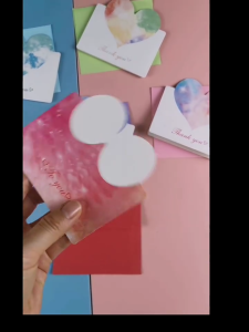 Wish Card Birthday Love Flower Bouquet Christmas Valentines Greeting Gift Message Card Thank-you Card