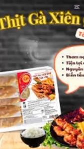 THỊT GÀ XIÊN TẨM ƯỚP GIA VỊ CP 500g