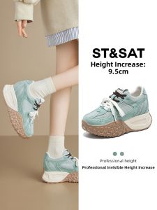 ST&SAT | Height Increasing Small Size Comfortable Womens Shoes 9.5cm