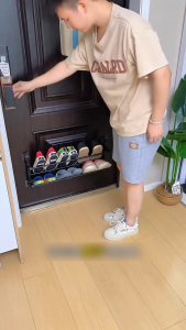 Kệ Để Giày Dép Gắn Tường Đa Năng OKSEP Không Cần Đục Lỗ Khoan Tường Và Có Thể Gập Lại Dài 65cm - Giá Để Giày Ngay Cửa