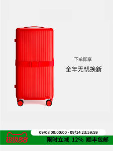 Alloy Large Capacity Travel Suitcase Wedding Bread Toaster Box Red Green Pullman Luggage Bag for Men And Women Universal