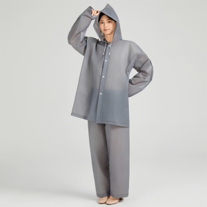 MBMSHEGH Raincoat Rain Pants Set Women Men Waterproof Split Rain Suit Jacket Pants Outdoor Sport Anti-storm For Adults