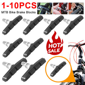 2-10PCS MTB Mountain Bike Brake Blocks Set Rubber Bicycle V-brake Shoes Pads Road Riding Cycling Accessories
