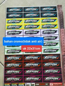 STIKER TEAM SOTOK | STIKER SOUND | STIKER AUDIO | STIKER SOUNDSYSTEM | STIKER PACK | STIKER 1 LEMBAR | STIKER CROMO ISI 36 BIJI