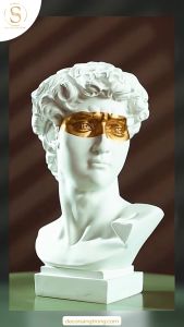 Tượng Thần Hy Lạp Thời Phục Hưng Trang Trí Nhà Cửa Kệ Tủ Sang Trọng Phong Cách Hiện Đại