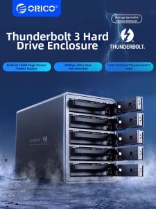 Orico | Thunderbolt 3 External Hard Drive Enclosure 5 Bay