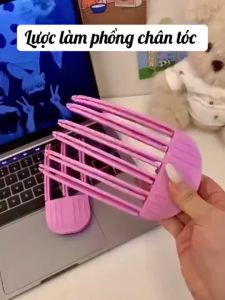 Lược Kẹp Tạo Phồng Chân Tóc 3 Răng Và 6 Răng Không Nhiệt Kẹp Nâng Chân Tóc Làm Phồng Tóc Tự Nhiên Giữ Nếp Cả Ngày