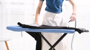 ผ้ารีดผ้าสะท้อนความร้อน ผ้ารองรีด 49x132ซม. แถบยางยืดปรับระดับได้ ผ้าคลุมโต๊ะรีดผ้า ฟองน้ำหนา แผ่นรองรีด 🚚จัดส่งในกรุงเทพฯ🚚