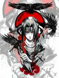 KAYOU | Uchiha Itachi Naruto Cartoon Diamond Painting Art Cross Stitch Kit Mosaic Embroidery Wall Decoration 5D DIY Element Crafts Sale