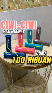 HANFAT HANDGRIP HAYAIDESU RAPID HAND GRIP MOTOR SPORT NINJA KAWASAKI ZX CBR R1 R6 R25 GSX UJUNG TERBUKA