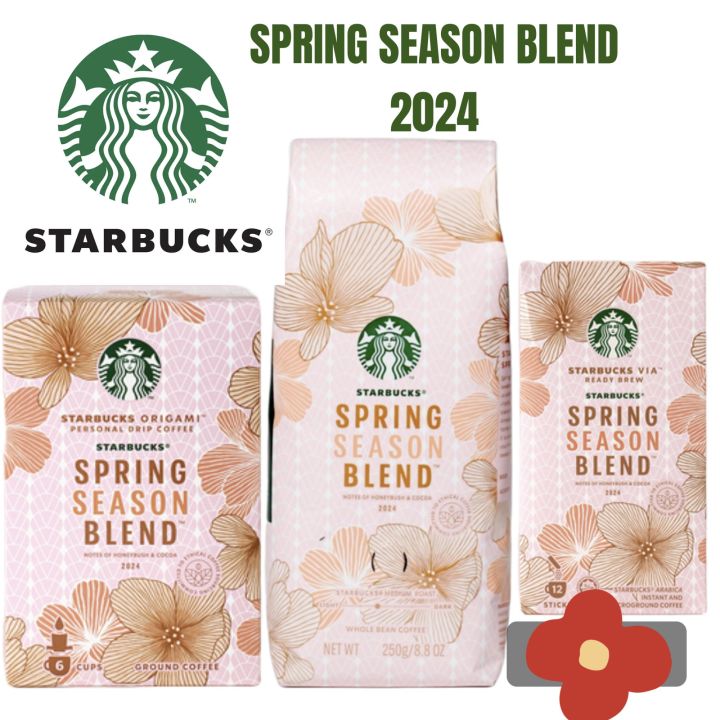 2024 STARBUCKS SPRING SEASON BLEND COFFEE WHOLE BEANS 250G Lazada PH