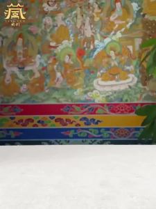 ZANGCUN | Tibetan Style Gold-Encrusted Buddha Statue 10 Inch