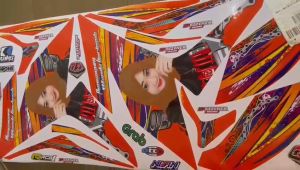(COD) CBR 150 STICKER STRIPING MOTOR HONDA CBR 150 IP.03 STRIPING VARIASI RACING