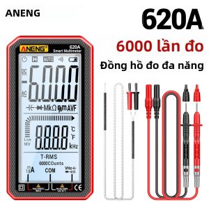 Máy Đo Vạn Năng ANENG 620A 6000 Đếm Kỹ Thuật Số Đo Điện Áp AC/DC Đo Dòng Điện Lên Đến 10A Đo Điện Dung Điốt Điện Trở
