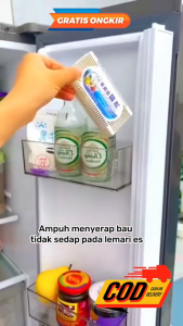 Kotak Anti Bau Kulkas 50g - Penyerap & Penghilang Bau Kulkas/Lemari Es (Karbon Aktif)