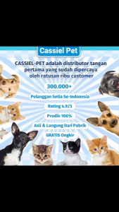 Cassiel Pet FREEZE-DRIED Snack Kucing/Anjing/Hamster: Potongan Daging Bergizi untuk Nutrisi & Latihan