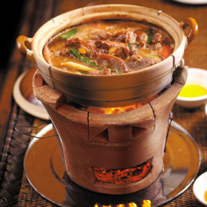 Stove Tea Soil Stove Casserole Old-Fashioned Red Clay Stove Charcoal Grilled Meat Stew Soup Heating Household Hong Kong Style Hotpot