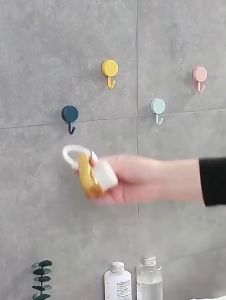 Gantungan / Cantolan / Holder Hook Tempel Dinding Bulat Polos | Gantungan Kamar Mandi Hanger Handuk Baju / Kain Lap Dapur Spatula Sutil Panci | Gantungan Kunci Tempel Tembok Dinding Wall Hook Stiker Kuat Serbaguna Multifungsi