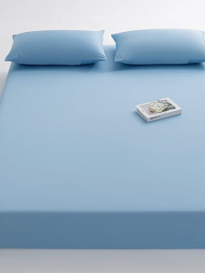KUNFLOW Hotel Style 100% Cotton Fitted Bedsheet Set | Lightweight & Breathable | Single to King Size