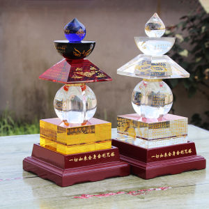 Pretend to Hide All the Buddhas Heart Secret Whole Body Shailibao Seal Doloni Mantra Tower Crystal Shailita Pagoda