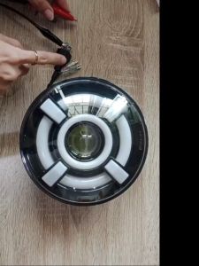 Headlamp Daymaker 7inch Reflektor DRL XO Rubicon Jummy Tiger Vixion Megapro Ninja Yellow White