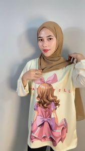 CARLINA Atasan Super Beautiful Gambar Blouse Wanita Printing Cantik