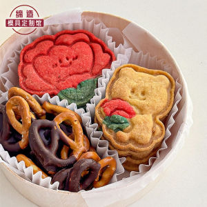 Wedding Cake Toppers Baking Tools Cartoon Animal Cookie Cutters Heart Flower Print 3D Sugar Art PLA Material Kitchen Cooking