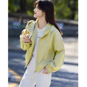 Shalldoer | Simple Casual Short Jacket for Women Autumn Winter
