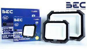 BEC โคมไฟ Floodlight สปอตไลท์ 100w-200w รุ่น Vector รูปแบบที่ดี ประกันศูนย์ 2 ปี IP65 สำหรับใช้งานภายนอก