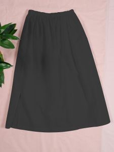 Summer Cotton Liner Midi Skirt Anti-Static White Prevent Exposure Linen Half-length Base Skirt Versatile A-Line Long Dress