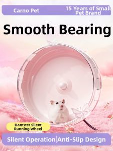 CARNO | Silent Suspension Hamster Wheel with Stand