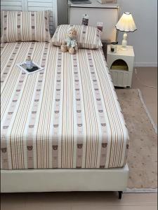 WUYINLIANGPIN | Honeycomb Pattern Cotton Bed Sheet Full Protection