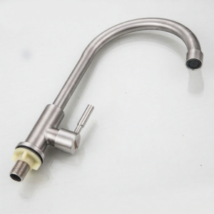 Durable Brass Single Cold Stainless Steel Faucet 4-inch