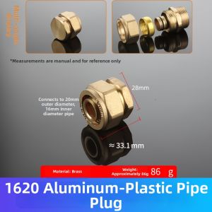 GUANJIAMAO | Full Copper Pipe Fittings Adapter