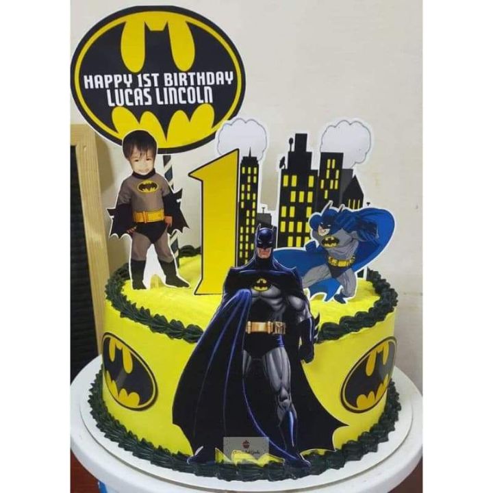 Wrilicyoki Superhero Bat Birthday Cake Topper Man Boy Happy India | Ubuy