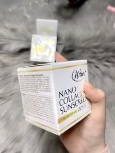 Kem chống nắng WISE Nano Collogen không bết dính thấm khô nhanh chống nước màu da thái lan 12g