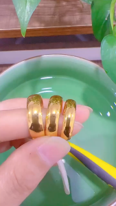 Emas 916 Couple Rings Adjustable | Cincin Lelaki & Perempuan | Korean Style Simple Design | Wedding Engagement Jewellery | Malaysia Hot Sale