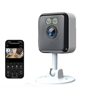 Mini Cube WiFi Security Camera Indoor 3MPP IP Cam with Two-Way Audio Night Vision Motion Detection for Baby Pet Home 1-4PCS