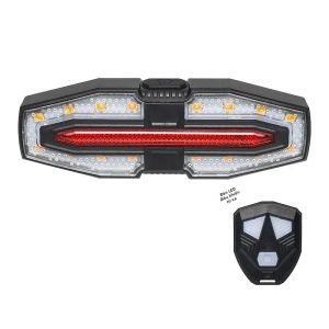Eslnf(ESLNF) | Đèn Xe Đạp Năng Lượng Mặt Trời ESLNF Có Sạc USB Đèn Xi Nhan Đèn Hậu Chất Liệu ABS Chống Nước Cảm Biến Thông Minh Phụ Kiện Xe Đạp