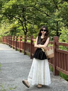 XUECAIQI | Plus Size Slimming Summer Outfit