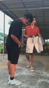 Celana Pendek Pria Katun & Chino Rip Karet Pinggang