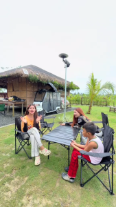 CEMAL Outdoor Folding Chair And Table 5pcs Set Portable Camping Table Set For Outdoor BBQ entire set of equipment