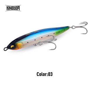 Kingdom Stickbait Fishing Lure 140mm 54g Sinking Pencil Saltwater Lure Long Casting Trolling Artificial Bait Seabass Wobblers