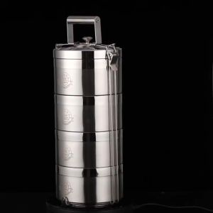 🔥High quality🔥304 Stainless Steel Tiffin Carrier Insulated (double layer) Lunch Box / mangkuk tingkat