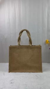 LORA Medium Jute Bag Jute 300 Premium Material Tote Bag Shopping Bag Grocery Bag